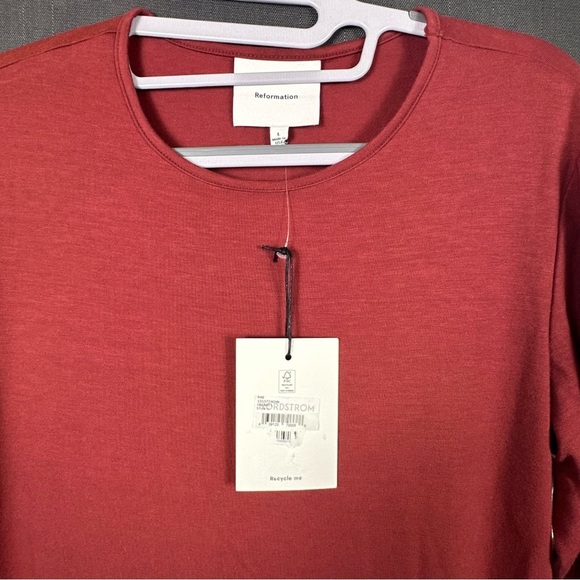 Reformation Elegant Long Sleeve Dress Size L - Picture 2 of 6